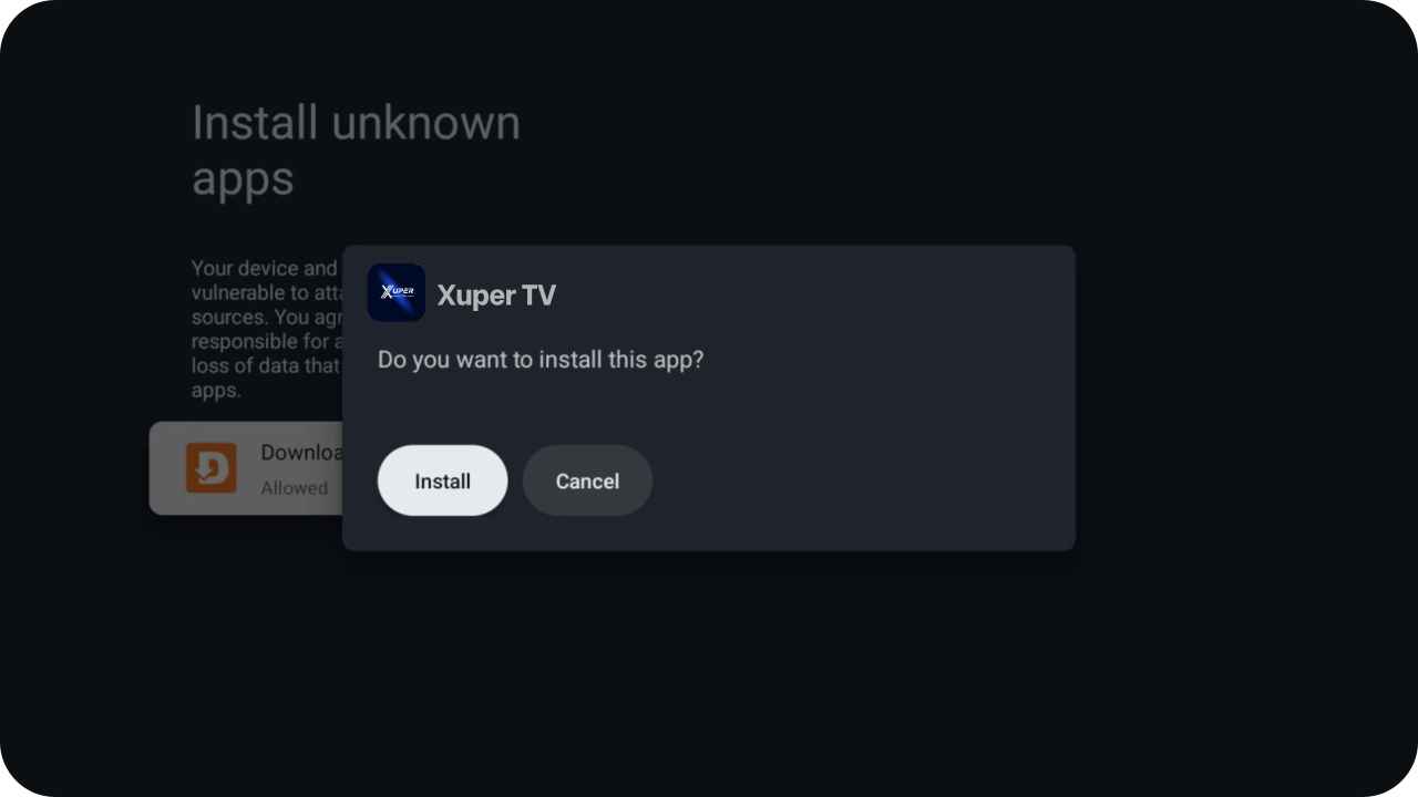 Instalar Xuper TV en Smart TV 3